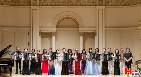 이철옥 아코디언연주단, 한국인 최초 미국 단독연주